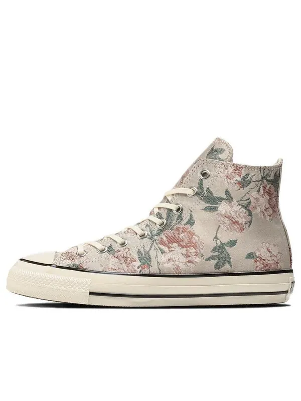 Кроссовки all star us flower hi 'tan white' Converse — изображение 1 из 4, бежевый/белый