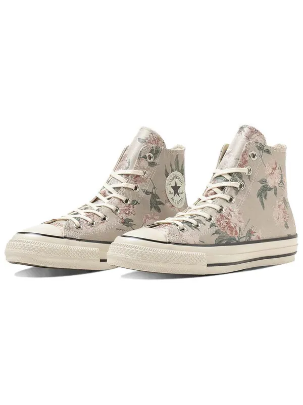 Кроссовки all star us flower hi 'tan white' Converse — изображение 2 из 4, бежевый/белый