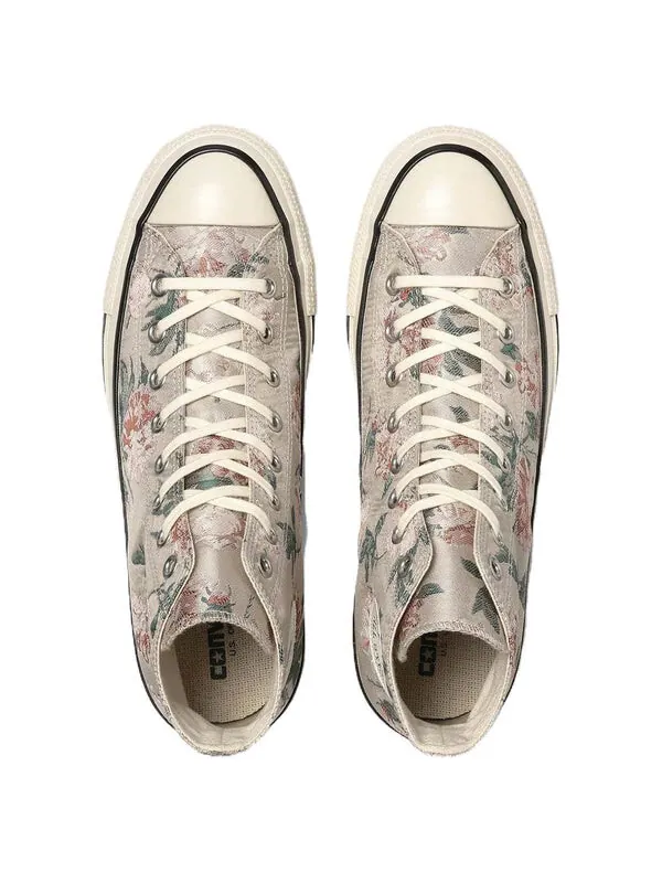 Кроссовки all star us flower hi 'tan white' Converse — изображение 4 из 4, бежевый/белый
