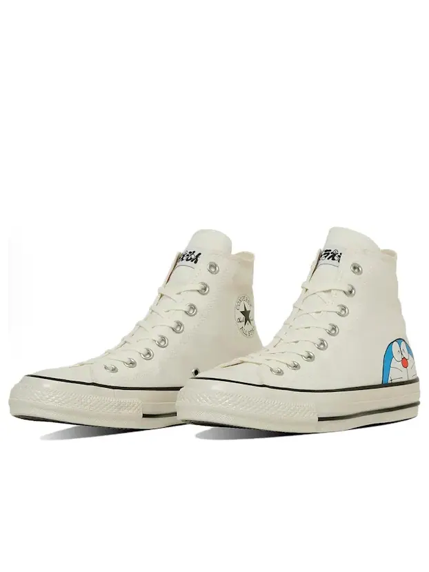 Converse x Doraemon Chuck Taylor All Star Aged FP Hi 'Off-White' — изображение 2 из 4, белый