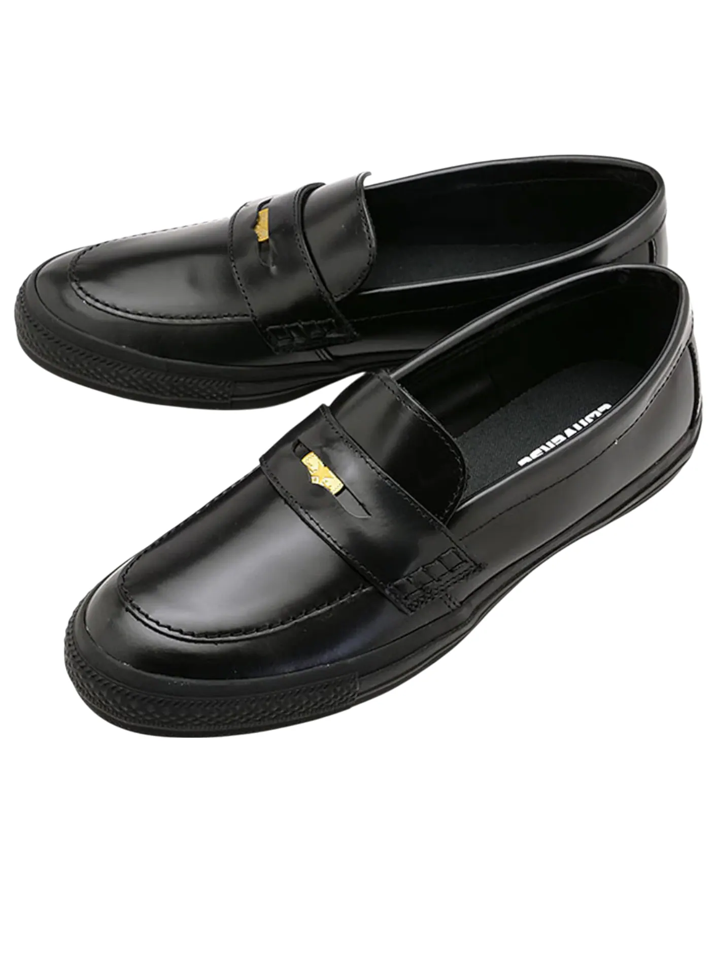 Кеды Converse All Star Coinloafer 'Black' — изображение 2 из 5, черный/золотистый