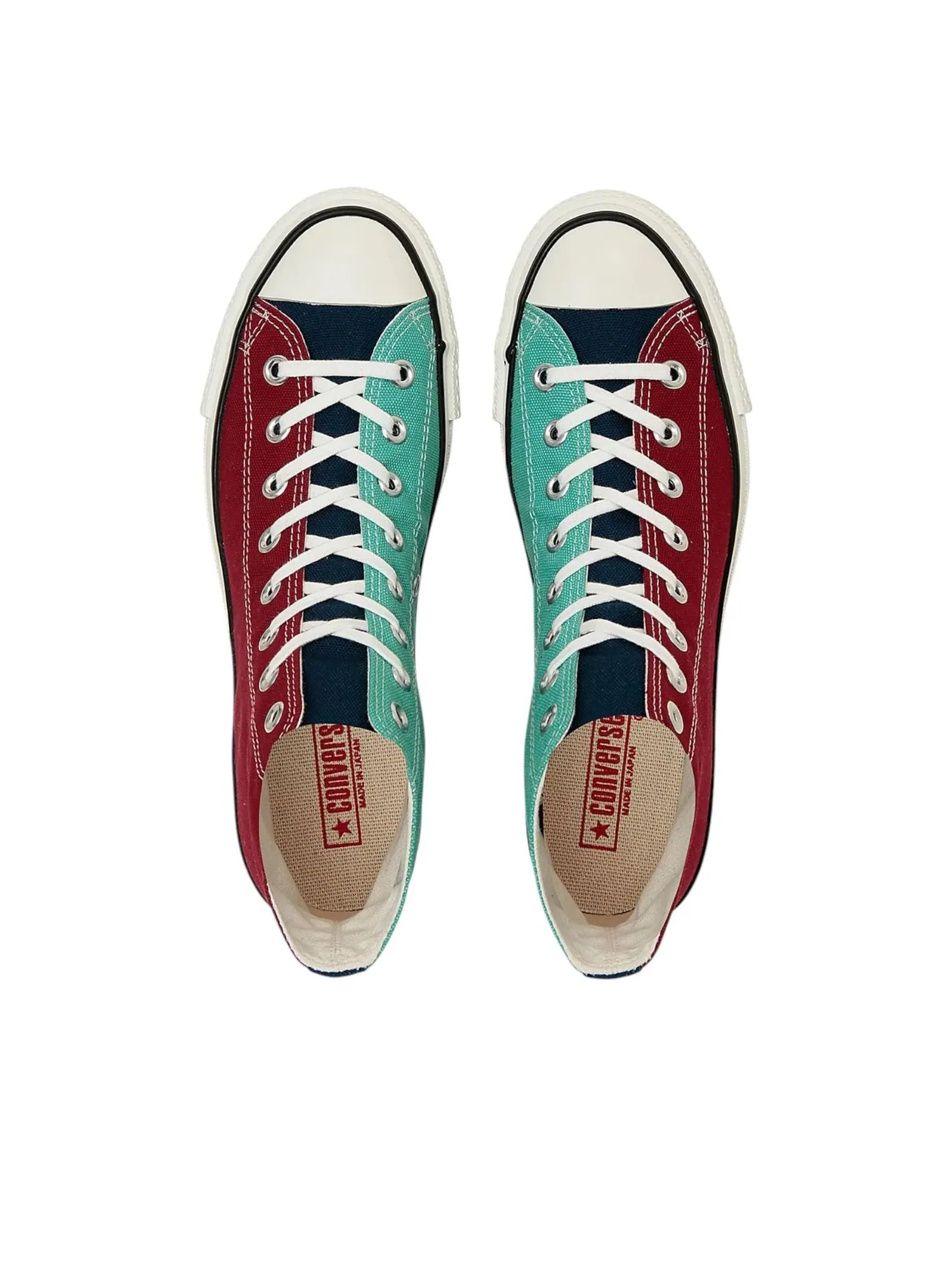 Кеды Converse All Star J Hi 'Maroon Dark Navy Mint' — изображение 2 из 6, темный темно-синий