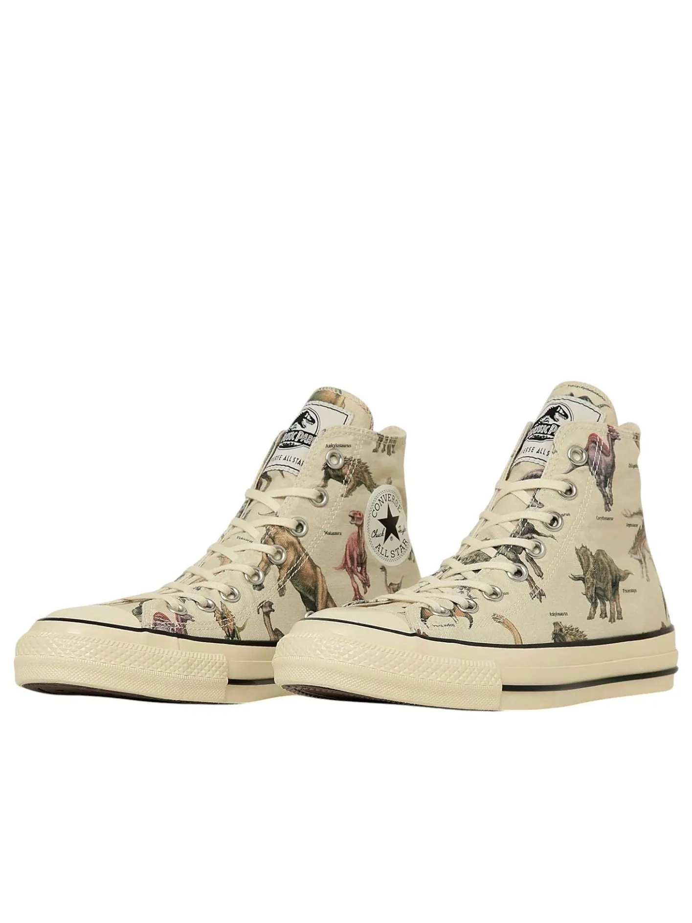Кроссовки Converse x Jurassic Park All Star Aged DP Hi 'Natural' — изображение 2 из 6, мульти