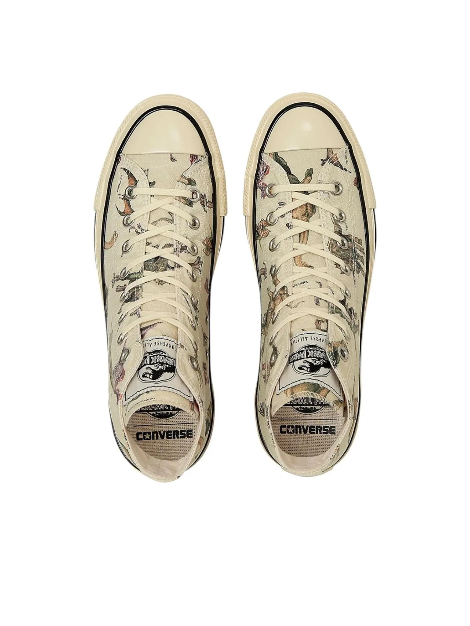 Кроссовки Converse x Jurassic Park All Star Aged DP Hi 'Natural' — изображение 3 из 6, мульти