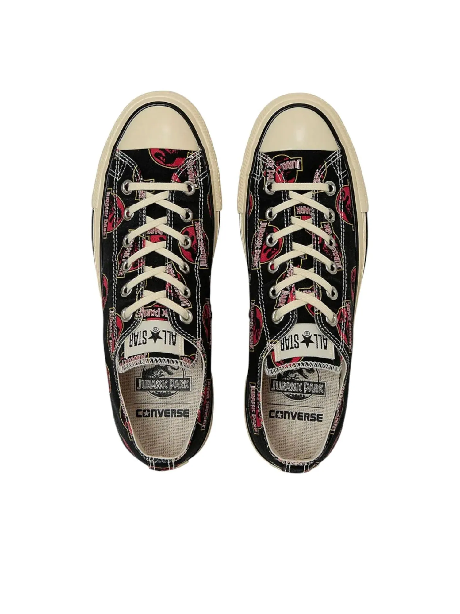 Converse x Jurassic Park All Star Aged LG OX 'Black' — изображение 3 из 6, черный