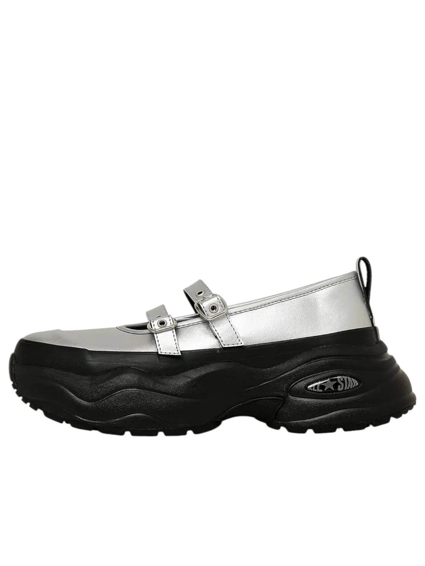 (WMNS) Converse ALL STAR Surgetrainer MJ ST OX 'Silver Black' — изображение 1 из 6, серебристый/черный
