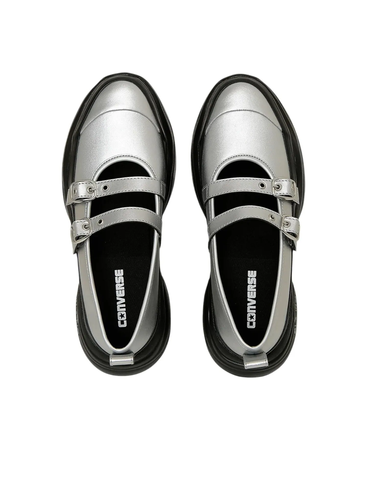 (WMNS) Converse ALL STAR Surgetrainer MJ ST OX 'Silver Black' — изображение 4 из 6, серебристый/черный