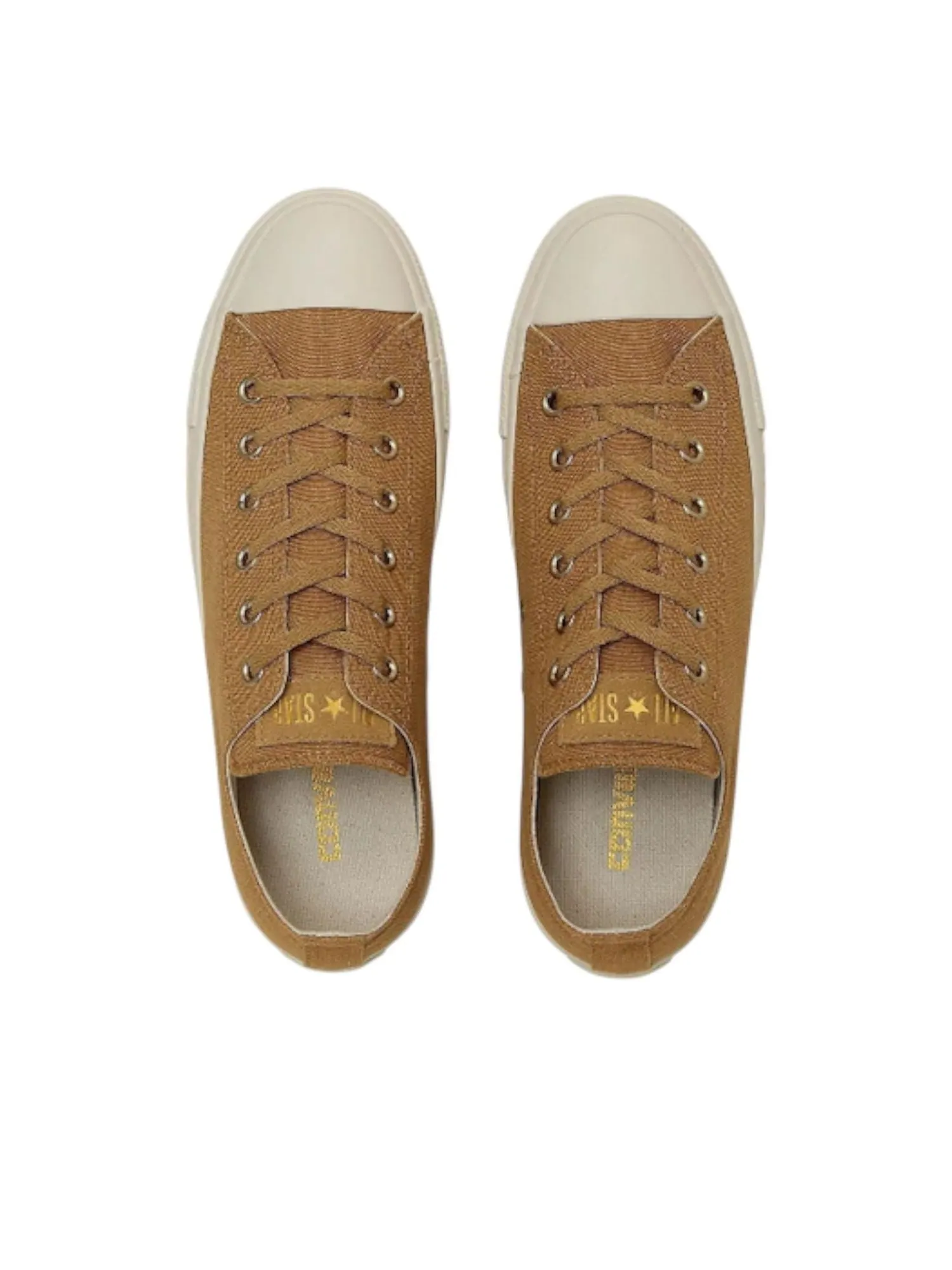 Кеды Converse All Star Goldlogopatch Hi 'Golden Brown' — изображение 2 из 5, золотистый коричневый