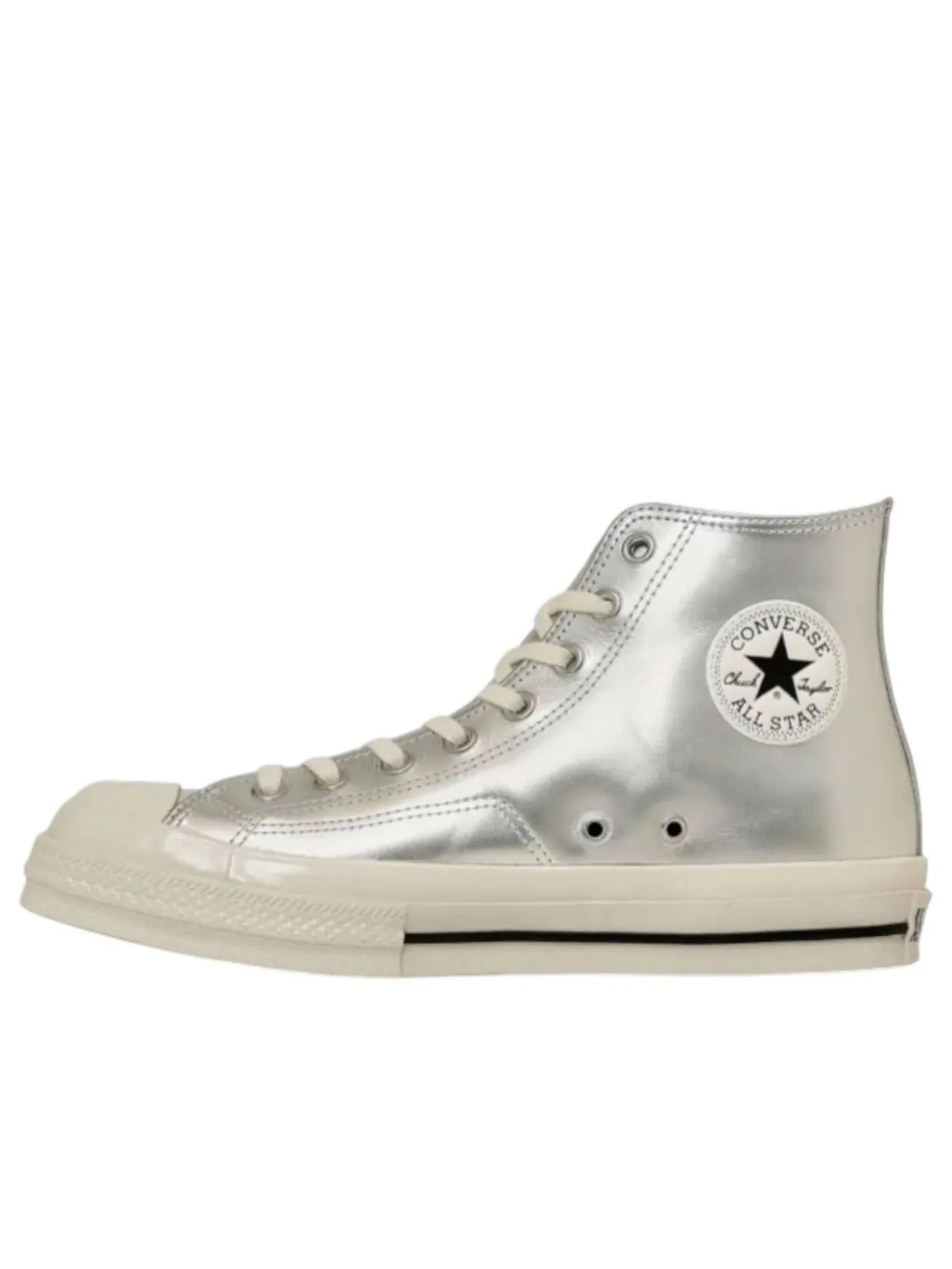 Кроссовки Converse All Star Square Toe Sv Hi 'Silver' — изображение 1 из 6, серебряный