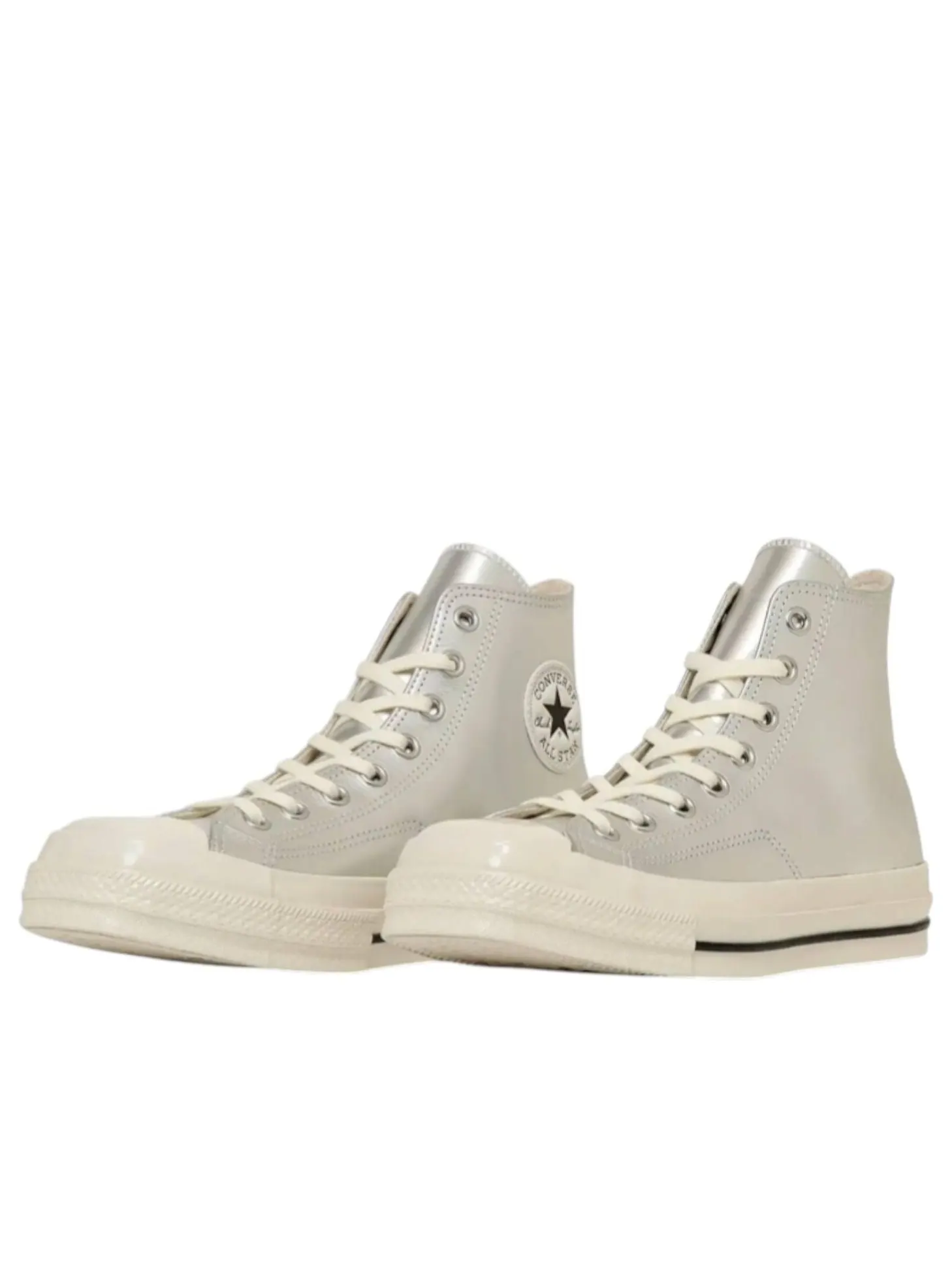 Кроссовки Converse All Star Square Toe Sv Hi 'Silver' — изображение 2 из 6, серебряный
