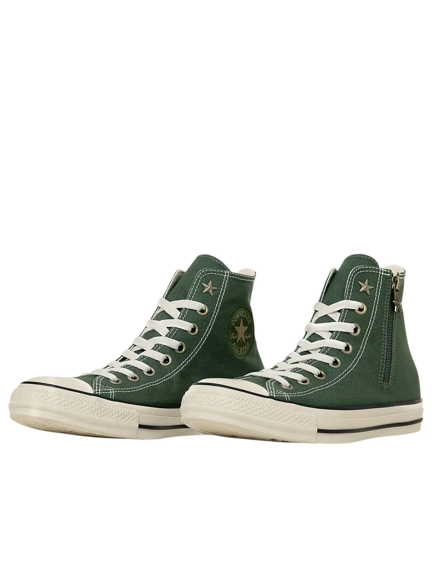 Кеды Converse ALL STAR Starzip Hi 'Army Green' — изображение 2 из 6, зеленый