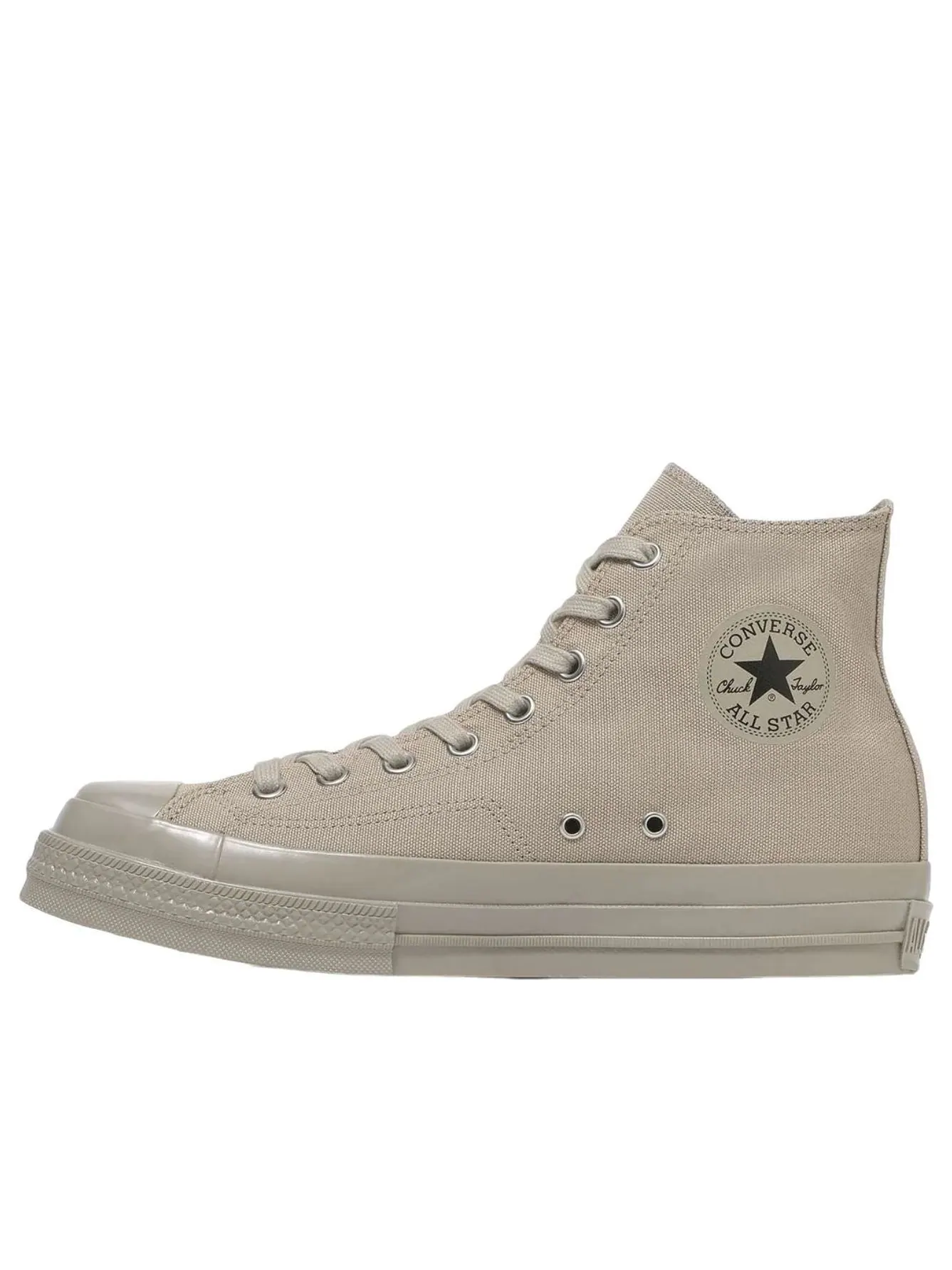 Converse All Star Squaretoe HI 'Stone Rice Gray Palm' — изображение 1 из 6, серый