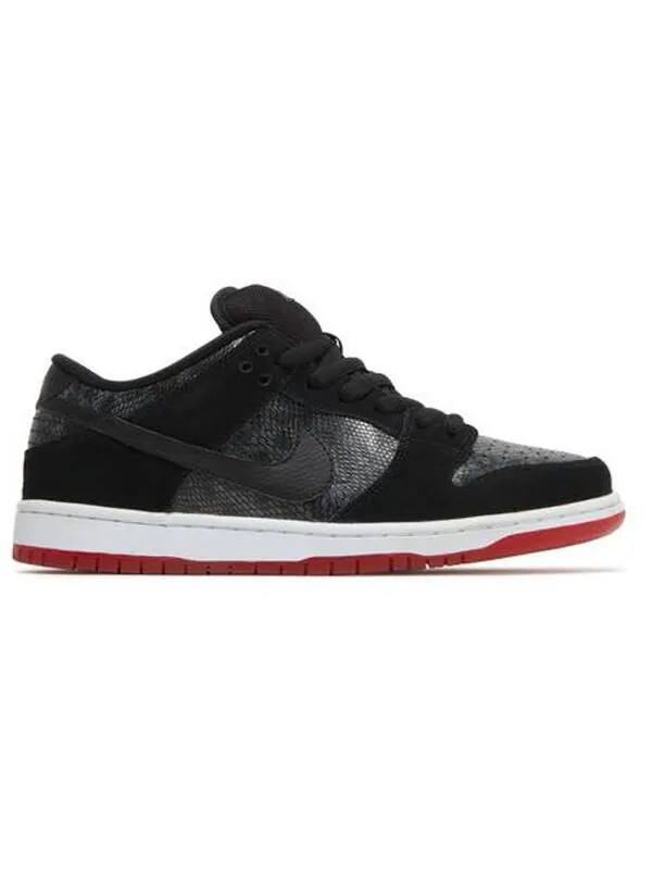 Кроссовки sb dunk low premium Nike — изображение 2 из 3, черный/черный/красный