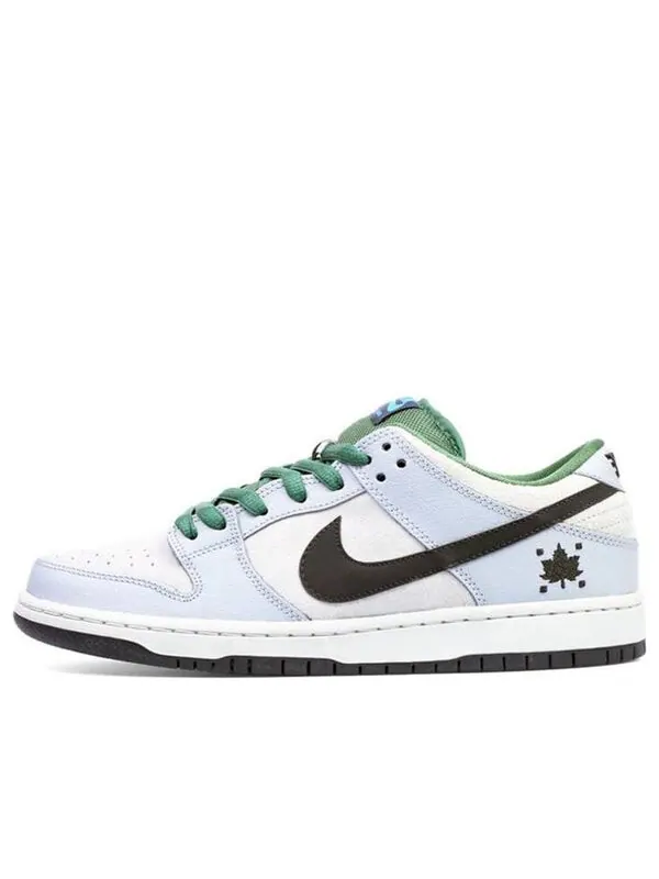Кроссовки sb dunk low premium Nike — изображение 1 из 4, серый/черный/зеленый