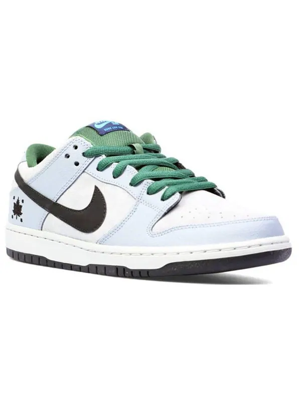 Кроссовки sb dunk low premium Nike — изображение 2 из 4, серый/черный/зеленый