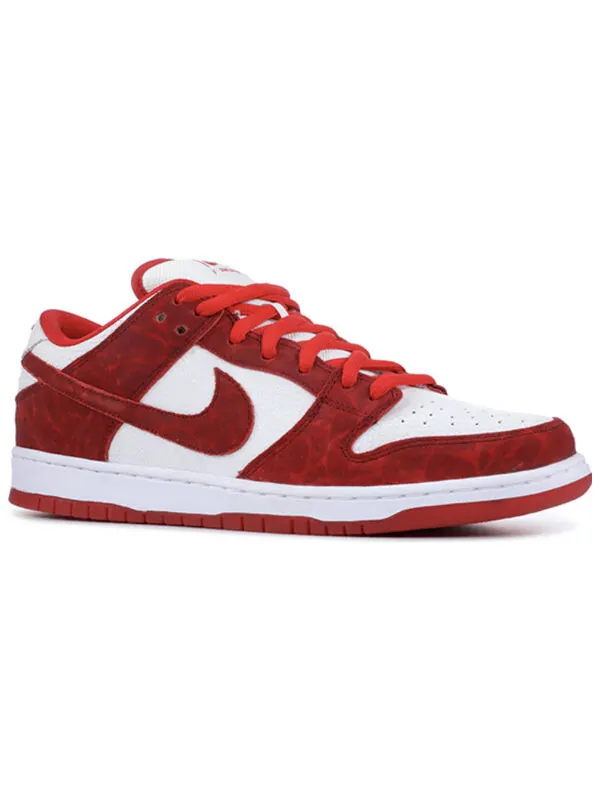 Кроссовки sb dunk low premium Nike — изображение 2 из 4, красный/красный/белый