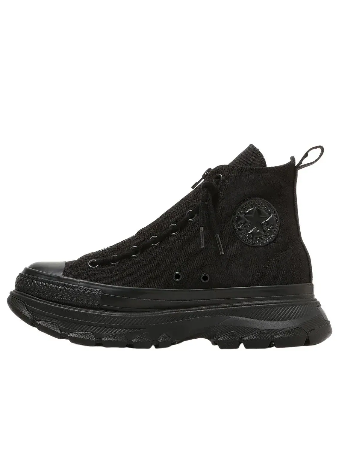 Кеды Converse All Star Trekwave Centerzip Hi 'Black Monochrome' — изображение 1 из 5, черный