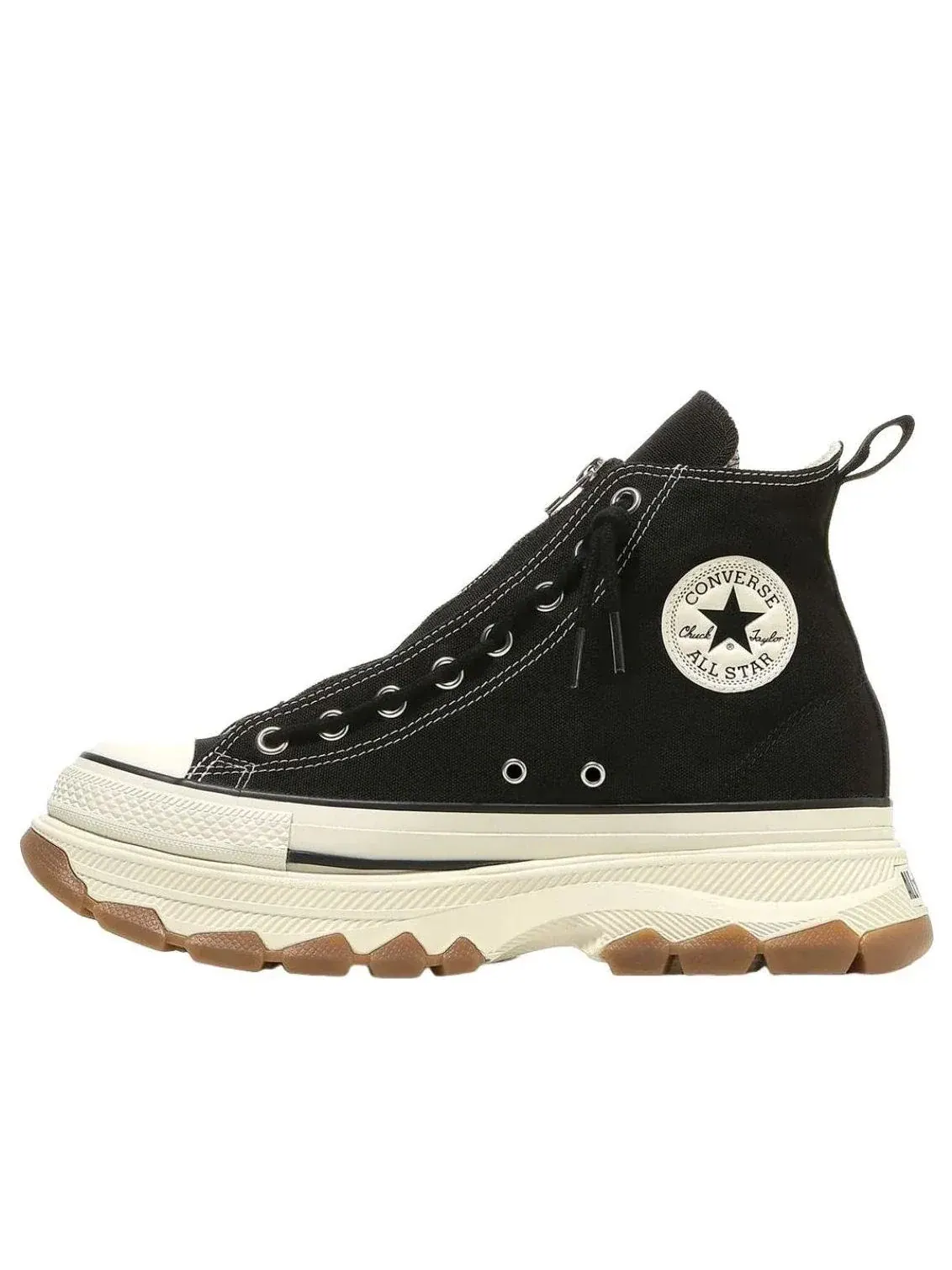 Кеды Converse All Star Trekwave Centerzip Hi 'Black' — изображение 1 из 5, черный