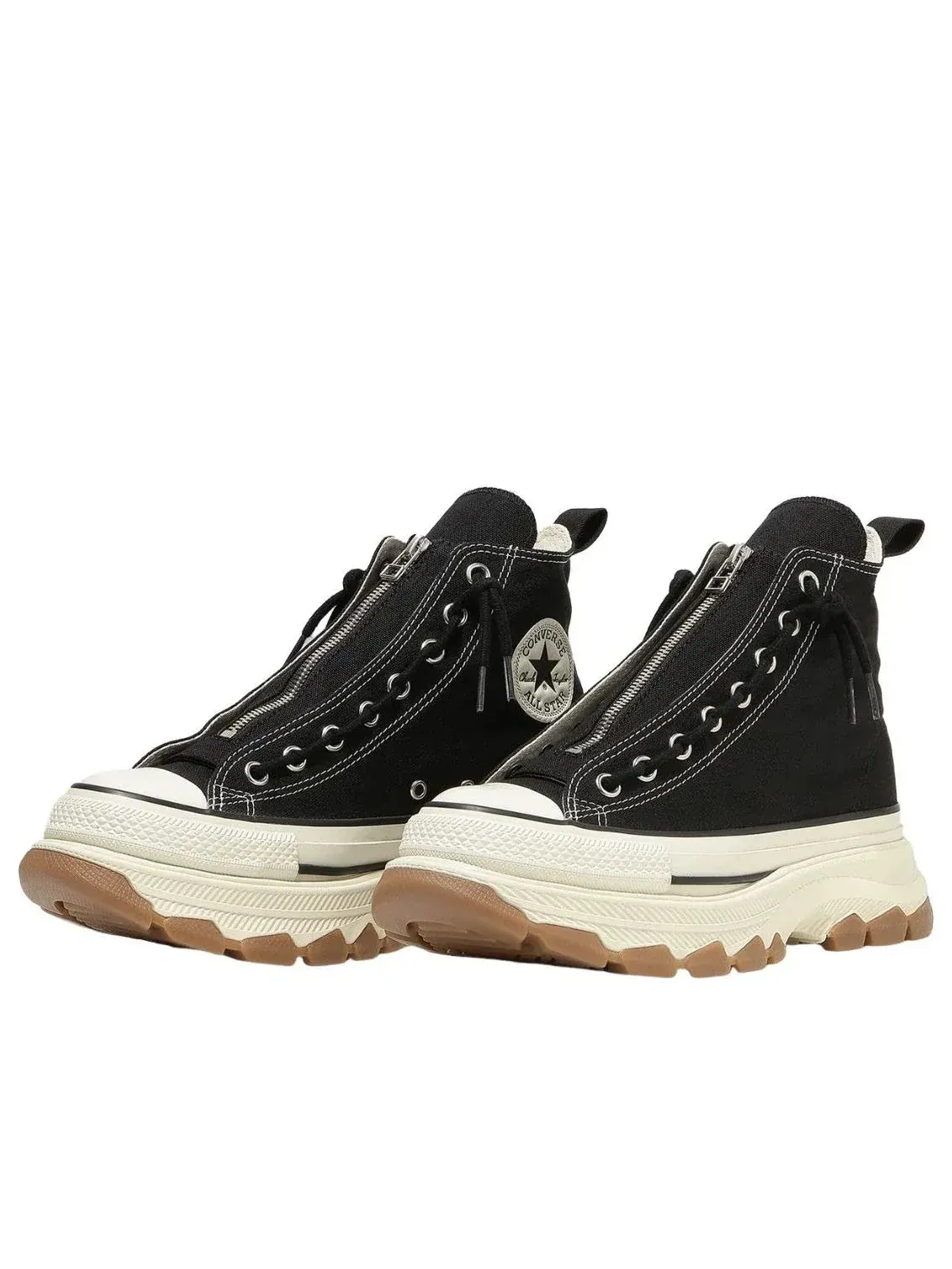 Кеды Converse All Star Trekwave Centerzip Hi 'Black' — изображение 2 из 5, черный