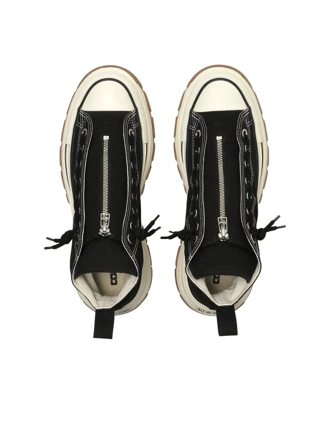 Кеды Converse All Star Trekwave Centerzip Hi 'Black' — изображение 3 из 5, черный