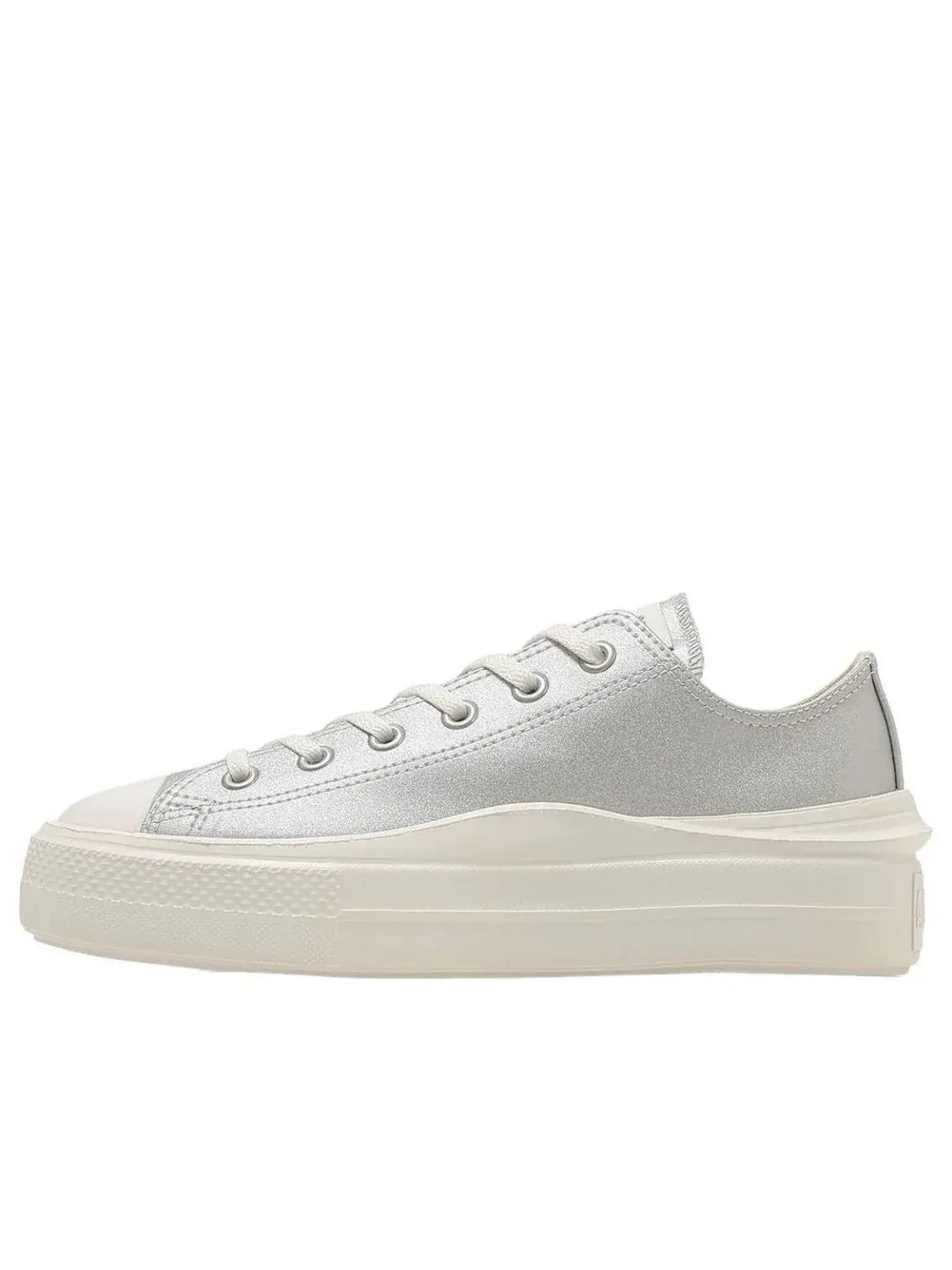 Кроссовки (WMNS) Converse All Star Light PLTS 2 MT OX 'Silver' — изображение 1 из 5, серебряный