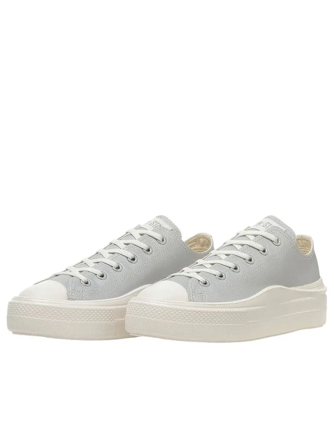 Кроссовки (WMNS) Converse All Star Light PLTS 2 MT OX 'Silver' — изображение 2 из 5, серебряный