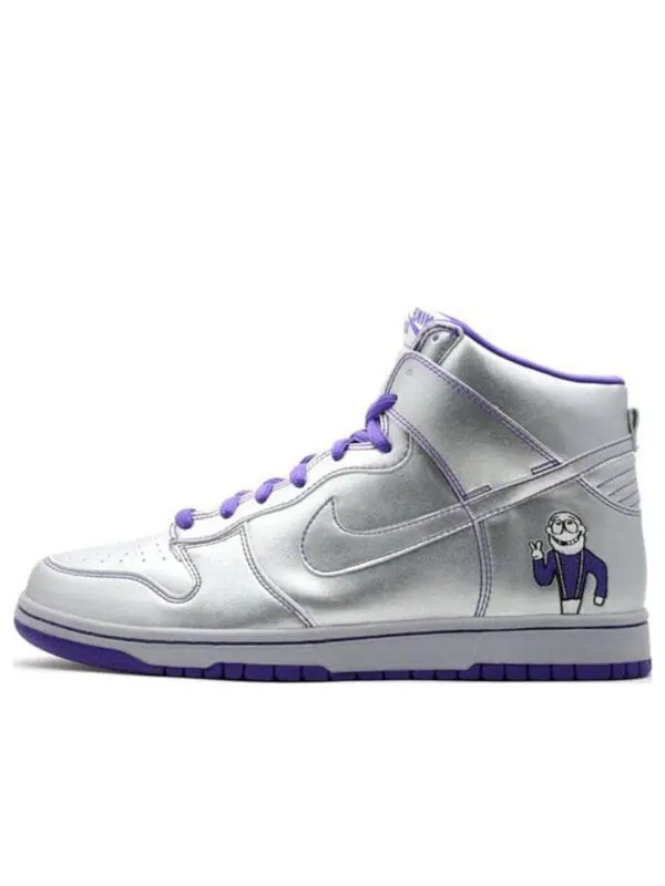 Кроссовки sb dunk high premium Nike — изображение 1 из 3, серебряный