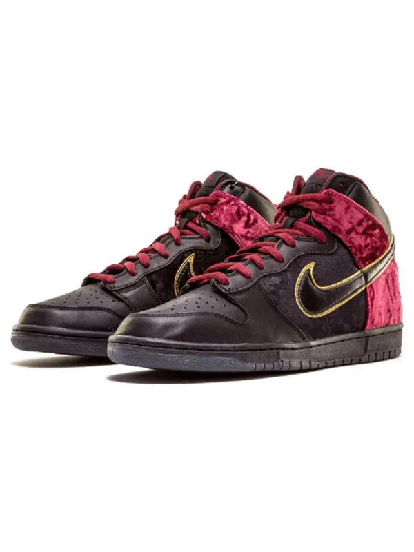 Кроссовки sb dunk high premium Nike — изображение 2 из 4, черный