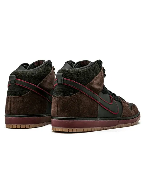 Кроссовки sb dunk high premium Nike — изображение 3 из 4, черный