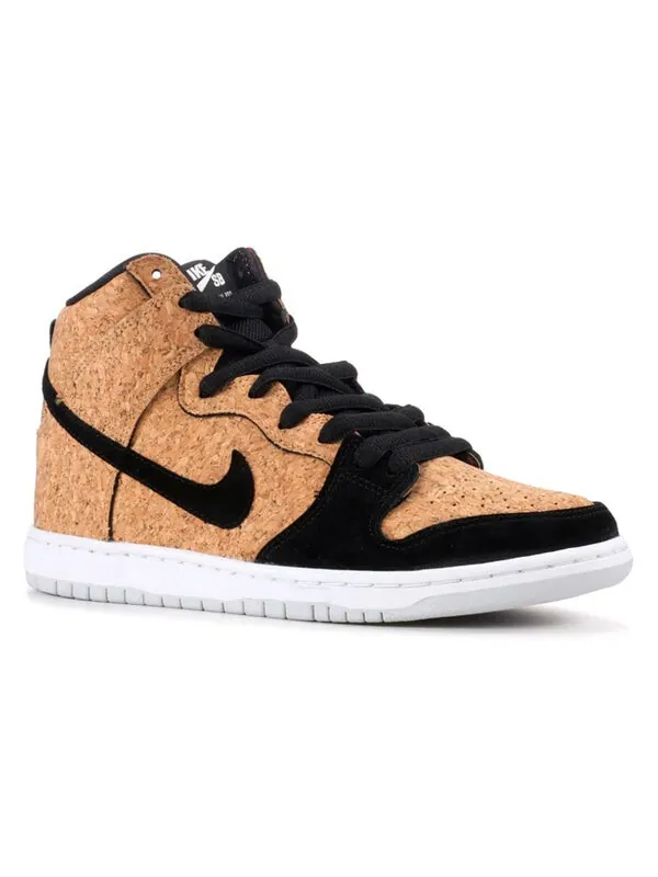 Кроссовки sb dunk high premium Nike — изображение 3 из 4, коричневый