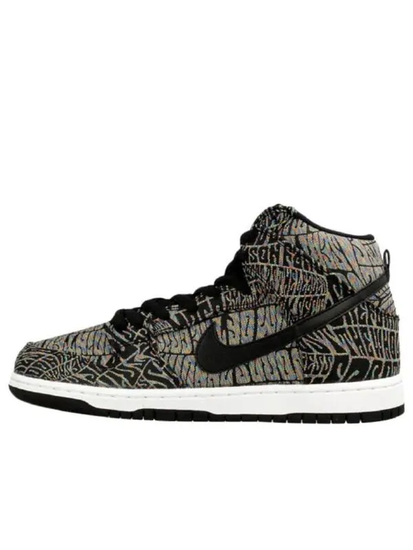 Кроссовки sb dunk high premium Nike — изображение 1 из 4, черный/-белый-черный