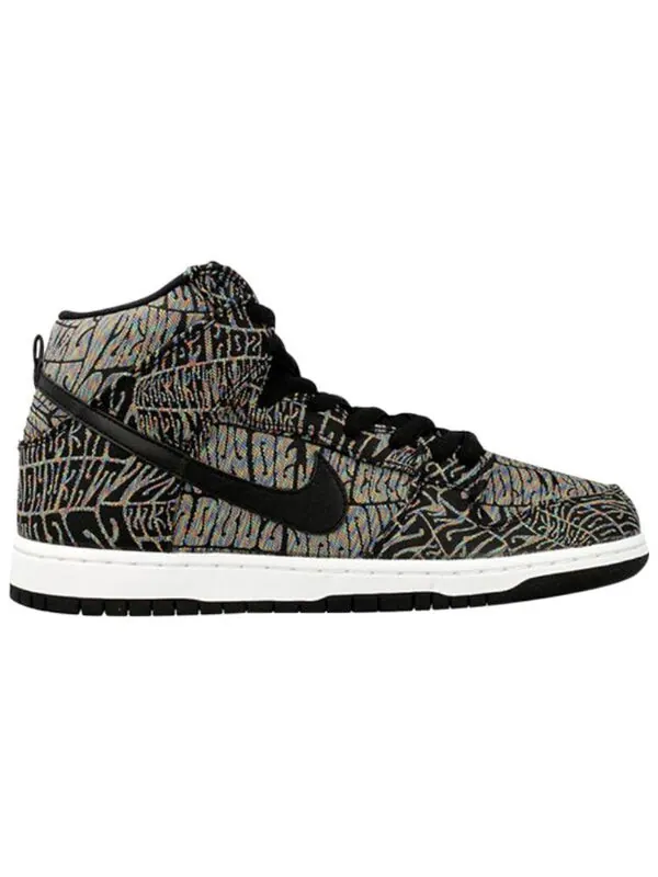 Кроссовки sb dunk high premium Nike — изображение 2 из 4, черный/-белый-черный