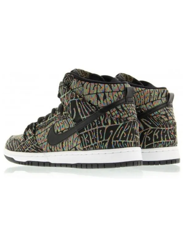 Кроссовки sb dunk high premium Nike — изображение 3 из 4, черный/-белый-черный