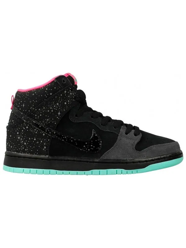 Кроссовки sb dunk high premium Nike — изображение 2 из 4, черный/розовый