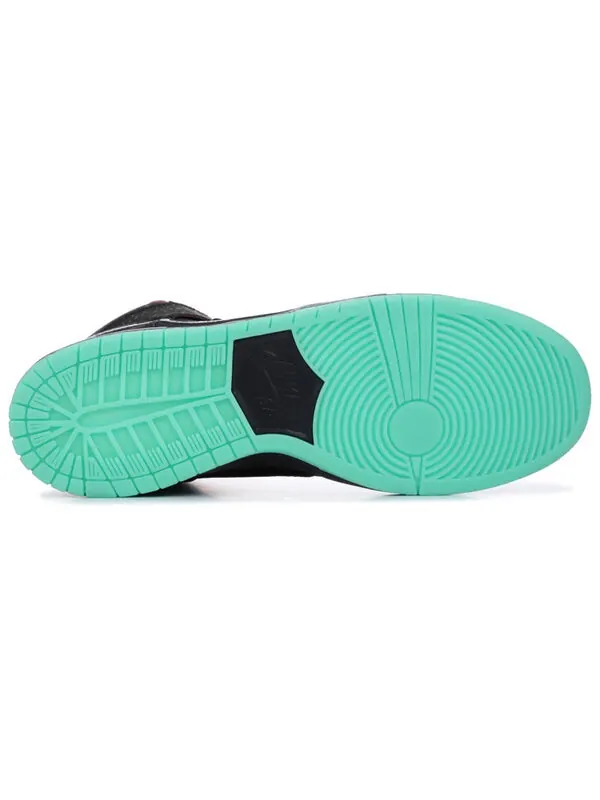Кроссовки sb dunk high premium Nike — изображение 4 из 4, черный/розовый