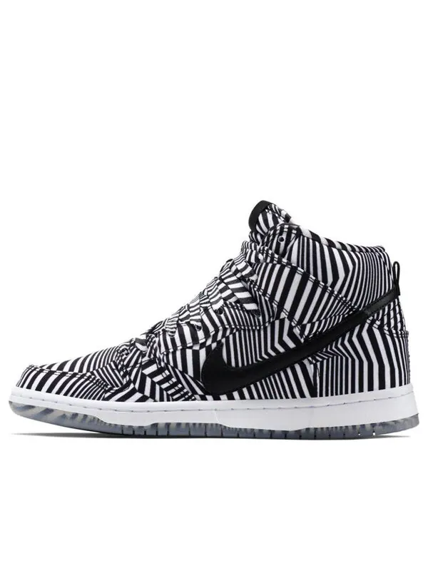 Кроссовки sb dunk high premium Nike — изображение 1 из 4, белый/черный