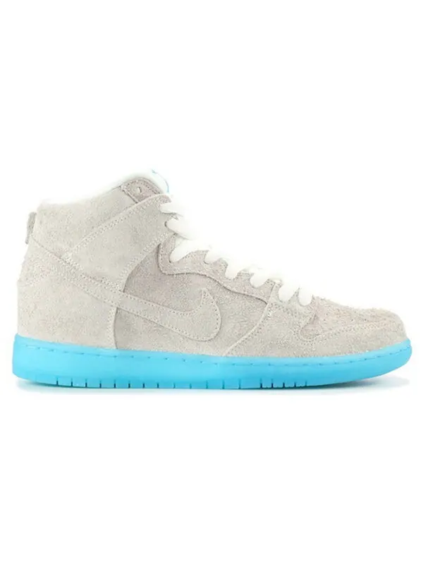 Кроссовки sb dunk высокие Nike — изображение 2 из 4, синий/серый