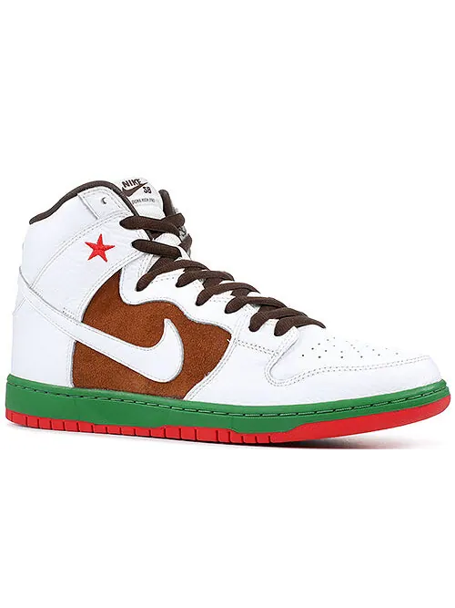 Кроссовки sb dunk высокие Nike — изображение 2 из 4, белый