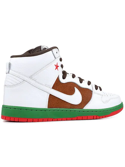 Кроссовки sb dunk высокие Nike — изображение 3 из 4, белый