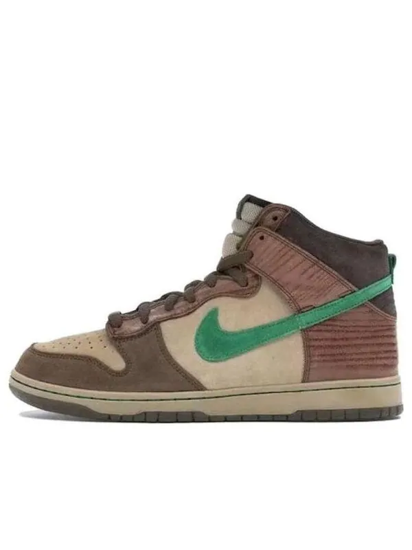 Кроссовки sb dunk high 'wood deck' Nike — изображение 1 из 3, коричневый/зеленый