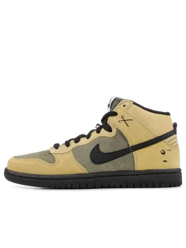 Кроссовки sb dunk high premium 'chrome ball' Nike — изображение 1 из 4, бежевый