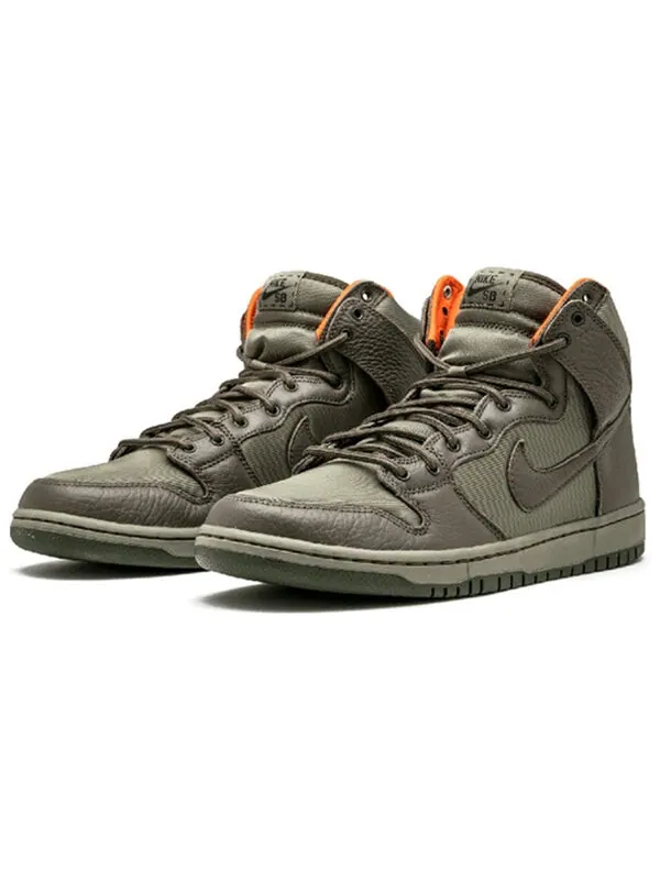Кроссовки sb dunk high premium Nike — изображение 2 из 4, серый