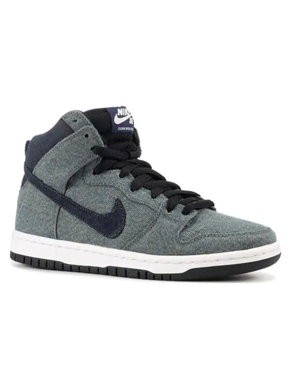 Кроссовки sb dunk high premium Nike — изображение 3 из 4, синий