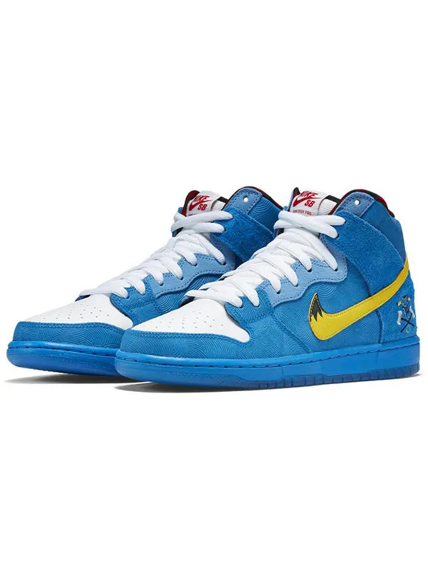 Кроссовки sb dunk high premium Nike — изображение 2 из 4, синий