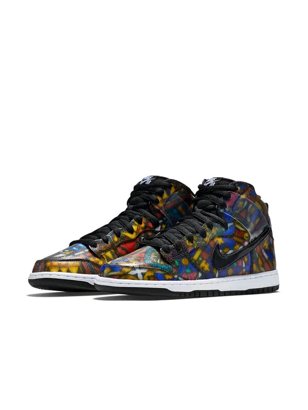 Кроссовки x concept sb dunk высокие Nike — изображение 3 из 4, красный/черный