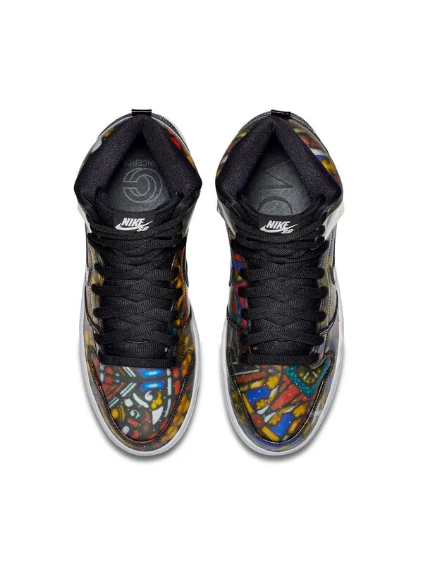 Кроссовки x concept sb dunk высокие Nike — изображение 4 из 4, красный/черный