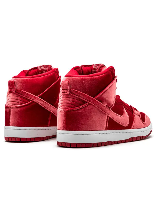 Кроссовки sb dunk высокие prm Nike — изображение 3 из 4, красный/белый/красный