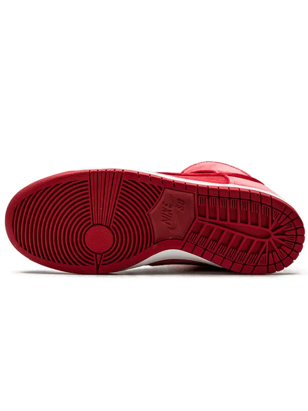 Кроссовки sb dunk высокие prm Nike — изображение 4 из 4, красный/белый/красный
