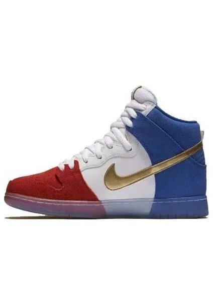 Кроссовки sb dunk высокие Nike — изображение 1 из 4, красный/белый/синий