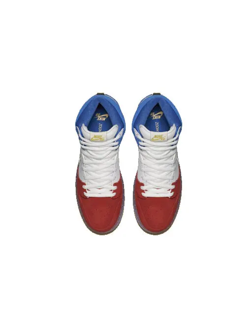 Кроссовки sb dunk высокие Nike — изображение 3 из 4, красный/белый/синий